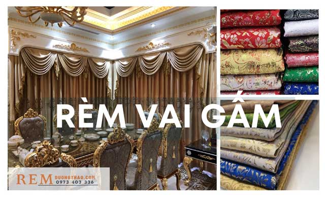 Rèm vải gấm