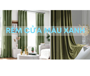 Hót 55 Mẫu rèm cửa màu xanh đẹp vạn người mê