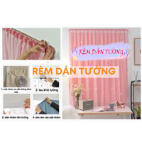 Rèm dán tường cửa sổ tiện dụng không cần khoan tường