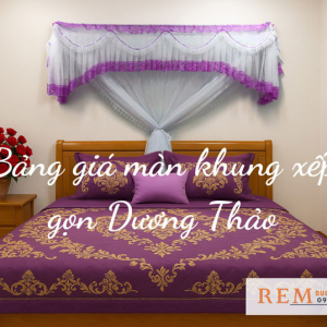 Giá màn khung xếp gọn mẫu mới bao nhiêu tiền?
