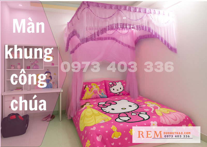Màn Công Chúa-Biến Hóa Không Gian Ngủ Thành Chốn Mơ Mộng