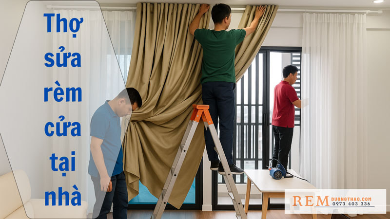 Sửa rèm cửa tại nhà – giải pháp tiết kiệm, nhanh chóng và hiệu quả